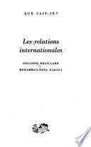 Les relations internationales
