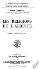 Les religions de l'Afrique