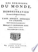 Les Religions du Monde