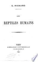 Les reptiles humains