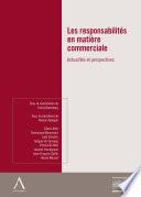 Les responsabilités en matière commerciale