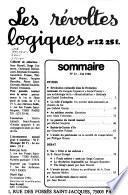 Les Révoltes logiques