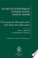 Les Revues Scientifiques D'études Juives