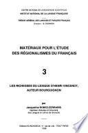 Les richesses du lexique d'Henri Vincenot, auteur bourguignon