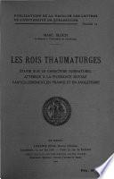 Les rois thaumaturges