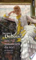 Les romanciers du réel - De Balzac à Simenon