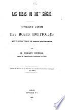 Les roses du XIXme siècle