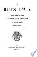 Les rues d'Aix