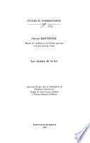 Les saisons de la loi
