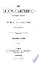 Les Salons D'Autrefois Souvenirs Intimes
