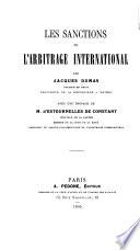 Les sanctions de l'arbitrage international