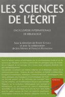 Les Sciences de l'écrit