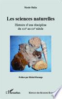 Les sciences naturelles
