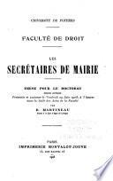 Les Secrétaires de mairie