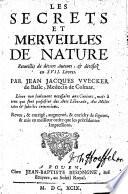 Les secrets et merveilles de nature