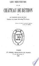 Les seigneurs et le Château de Béthon
