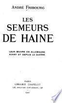 Les semeurs de haine