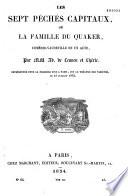 Les sept péchés capitaux ou la famille du quaker