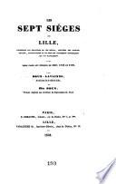 Les sept siéges de Lille