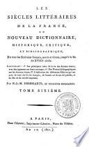 Les siècles littéraires de la France