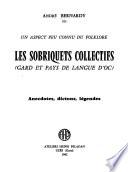 Les sobriquets collectifs