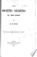 Les sociétés secrètes au Bas-Congo