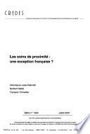 Les soins de proximité