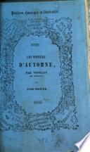 Les soirées d'automne