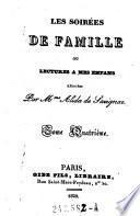 Les soirées de famille ou Lectures à mes enfans