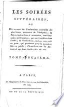 Les soirées littéraires...