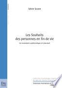 Les souhaits des personnes en fin de vie