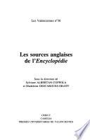 Les sources anglaises de l'Encyclopédie