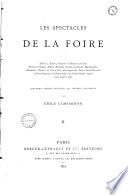 Les spectacles de la foire...depuis 1595 jusqu'en 1791