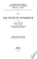 Les statuts synodaux