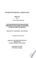 Les stratégies des écrivans des amériques pour fair connaître leurs œvres en france, traduction, bilinguisme, auto-édition