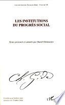 Les œuvres de Charles Gide: Les institutions du progrès social
