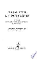 Les Tablettes de Polymnie