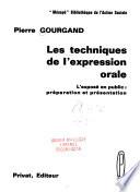 Les techniques de l'expression orale