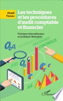 Les techniques et les procédures d'audit comptable et financier