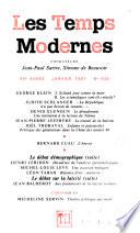 Les temps modernes