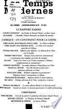 Les temps modernes