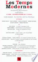 Les Temps Modernes N° 645
