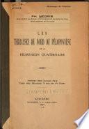 Les terrasses du nord du Péloponnése et la régression quartenaire