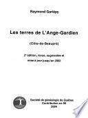 Les terres de L'Ange-Gardien, Côte-de-Beaupré