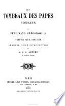 Les tombeaux des papes romains