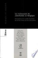 Les traitements de substitution en Belgique