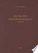 Les traités monarchomaques