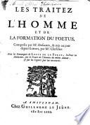 Les traitez de l'homme et de la formation du foetus