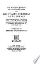 Les traits éternels de la France