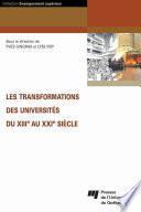 Les transformations des universités du XIIe au XXIe siècle